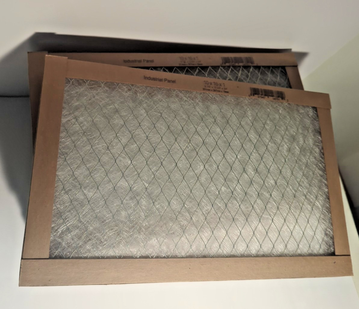 LOT OF 7 AAF PANEL AIR FILTER -AIR HANDLER 16X20X1