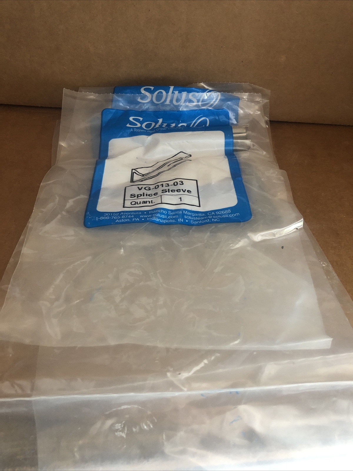 3- VALU GUIDE VG-013-03 SPLICE SLEEVE *NEW IN FACTORY BAG*