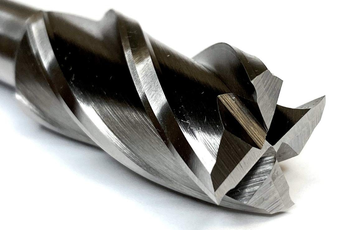 3/4 Inch High Speed Steel End Mill 4 Flute Center Cutting For Milling Operations