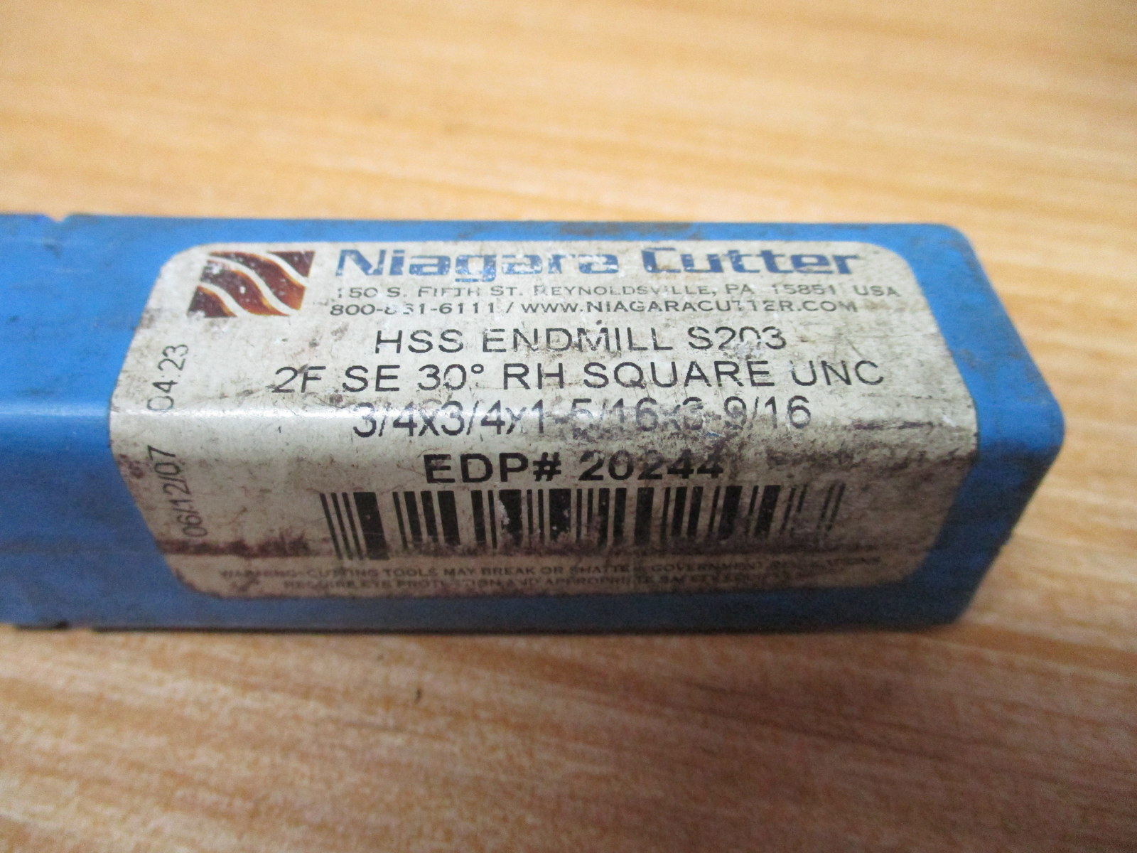 Niagara Cutter 20244 3/4″ Square End Mill