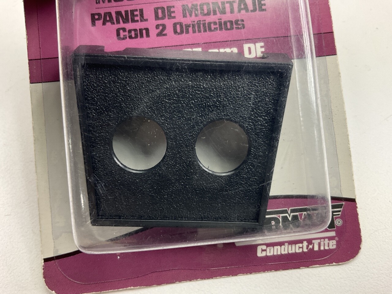 Dorman 85926 – 2 Hole Toggle Switch Mounting Panel For 1/2″ ID Switches
