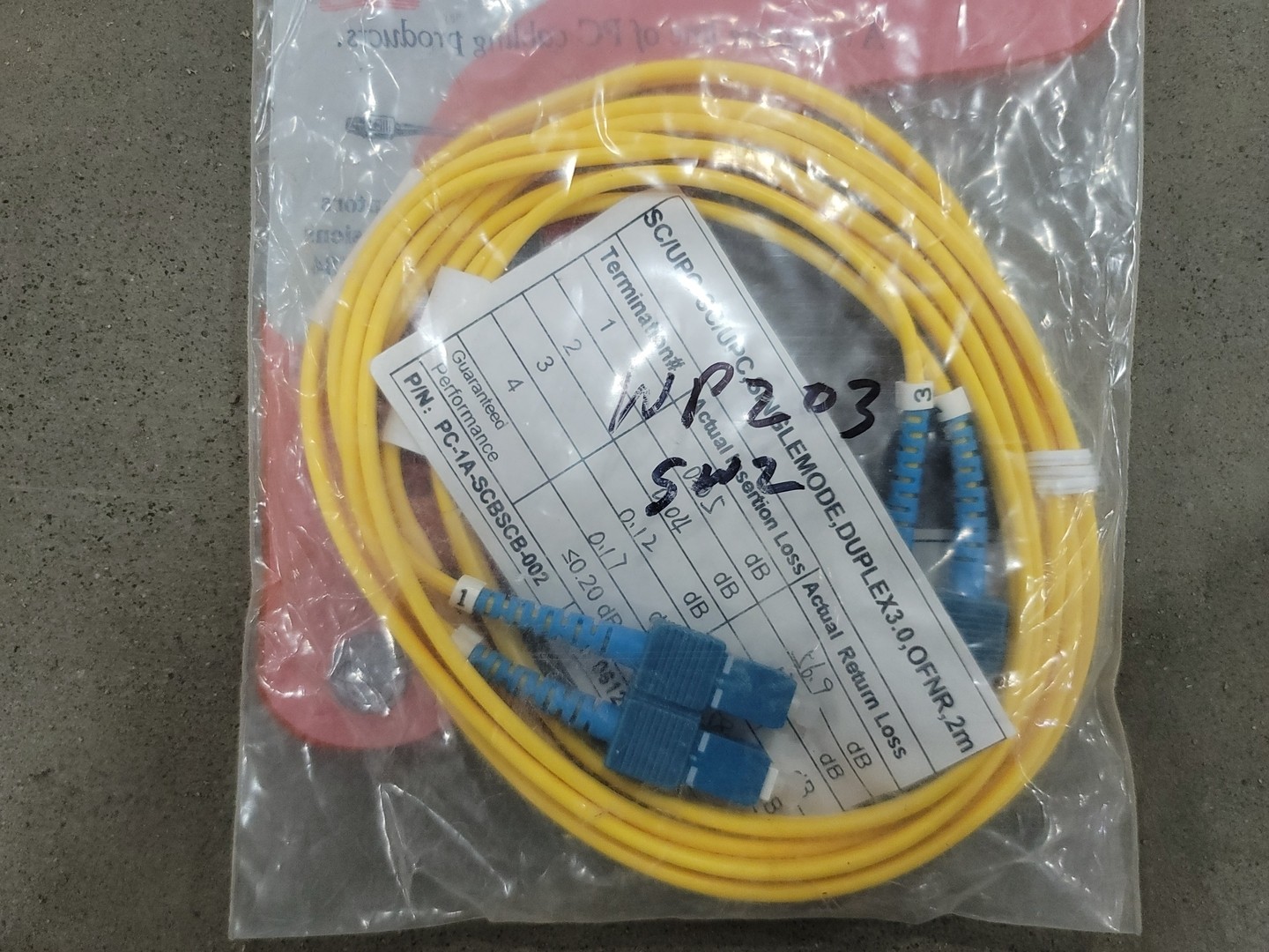 ACC SD-SC-SC-02 2M Fiber Optic Patch Cord Cable – Wire & Cable