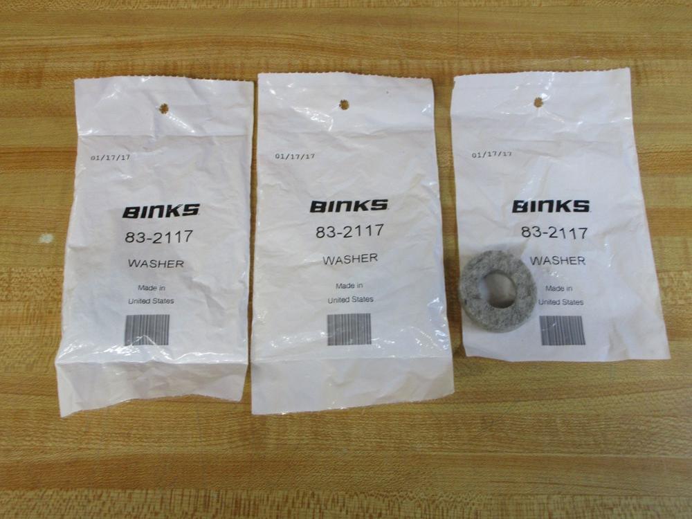 Binks 83-2117 Washer 832117 (Pack of 3)
