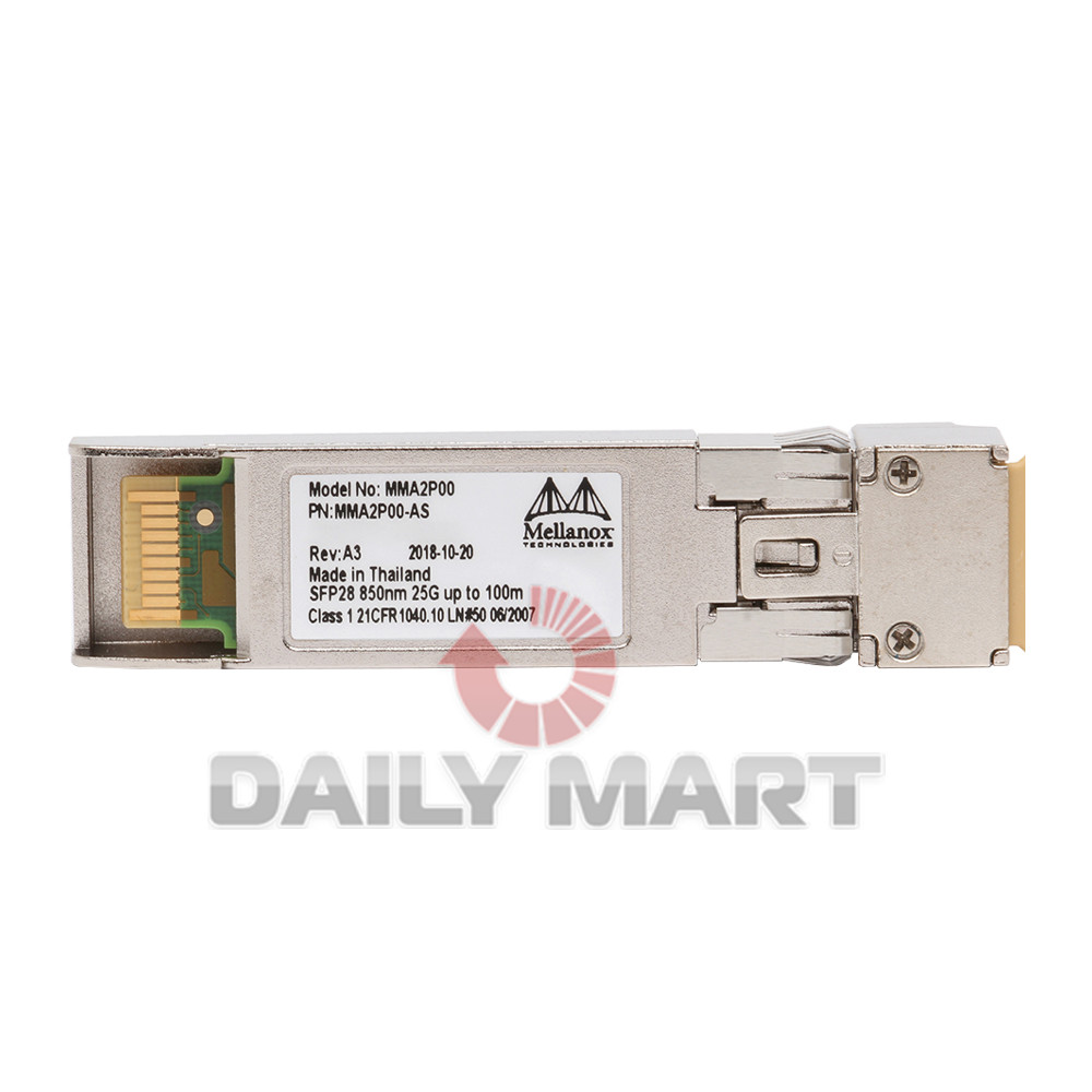New In Box MELLANOX MMA2P00-AS Optical Transceiver 25GbE SFP28