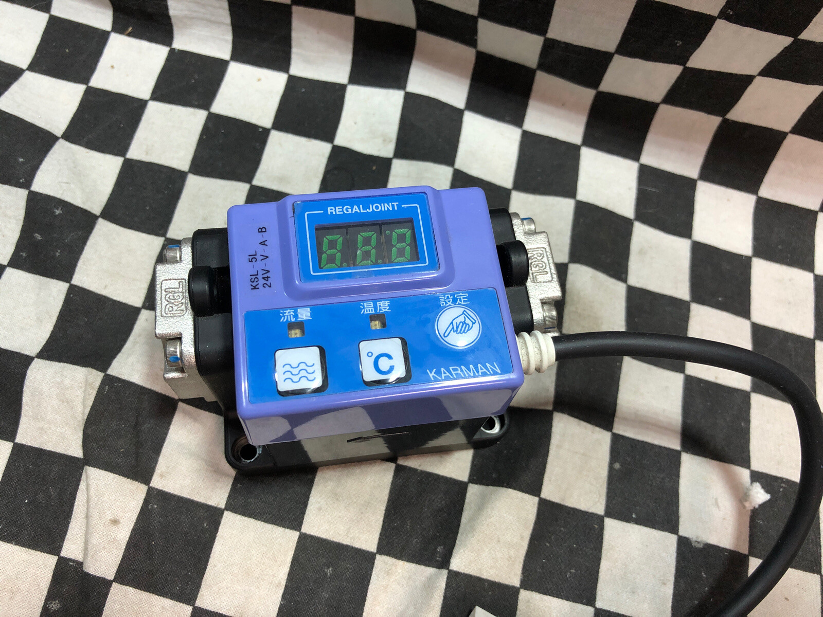 KARMAN TYPE KSL-5L, Display Vortex Flowmeter, 24V-V-A-B, KSL5L, SHIPSAMEDAY#115Q