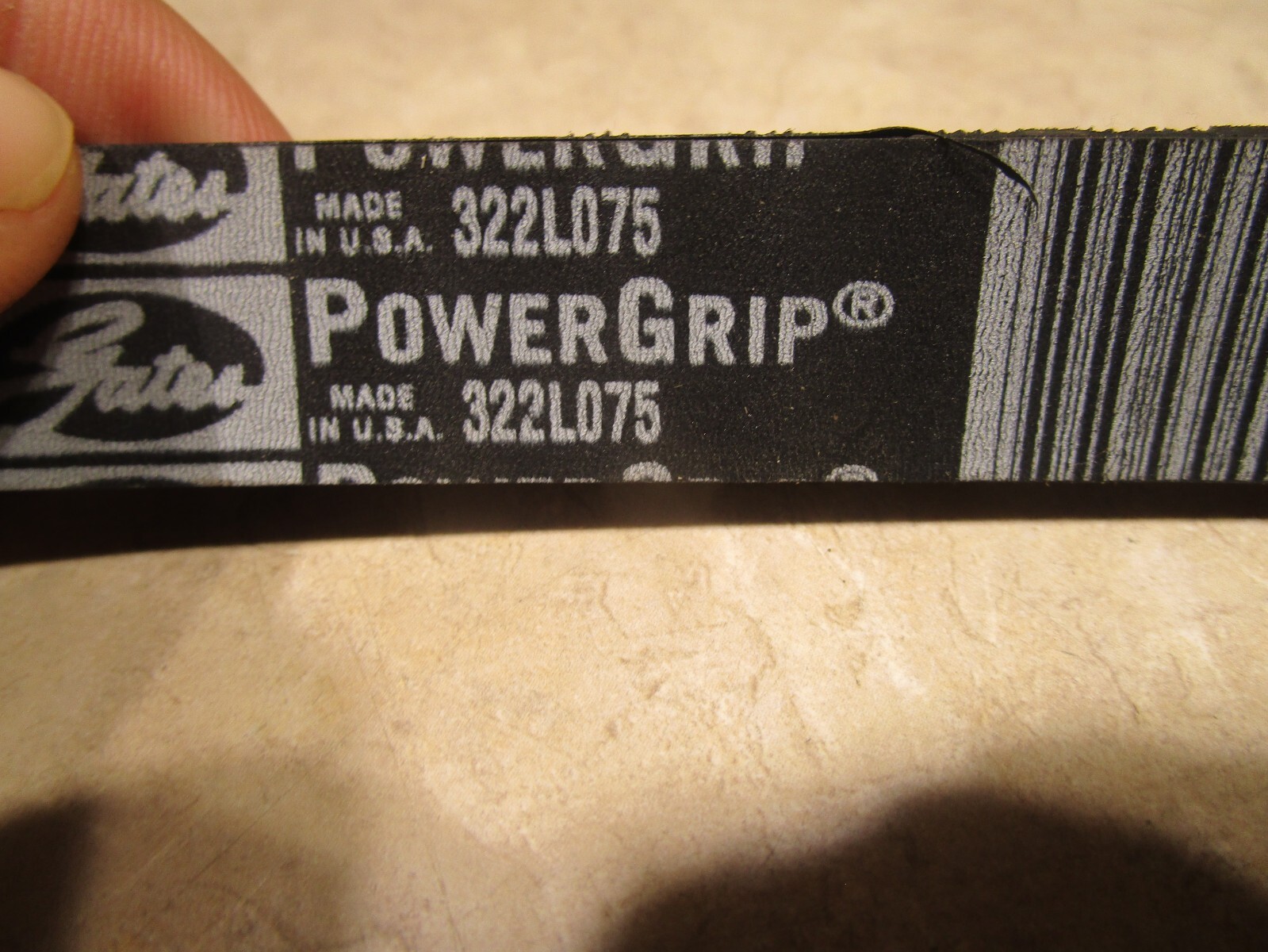 GATES 322L075 TIMING BELT, T0475