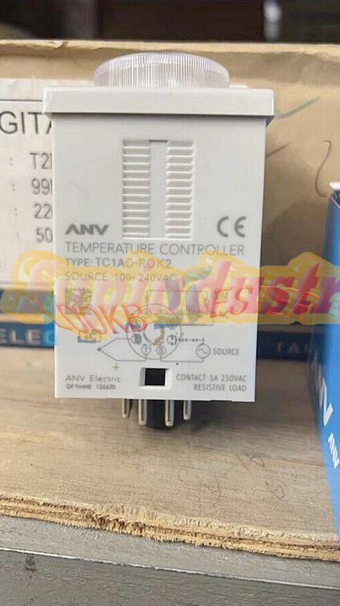 .1Pcs New ANV temperature controller TC1AO-RPK2 0~200″C 100-240VAC