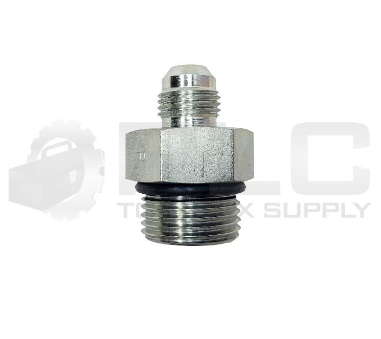 LOT OF 8 NEW STEEL HYDRAULIC FITTING SMA-10 7/8″ TO SMA-6 9/16