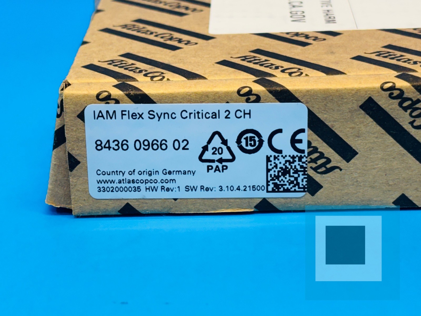 Atlas Copco 8436 0966 02 IAM Flex Sync Critical 2 CH – NEW OPEN BOX