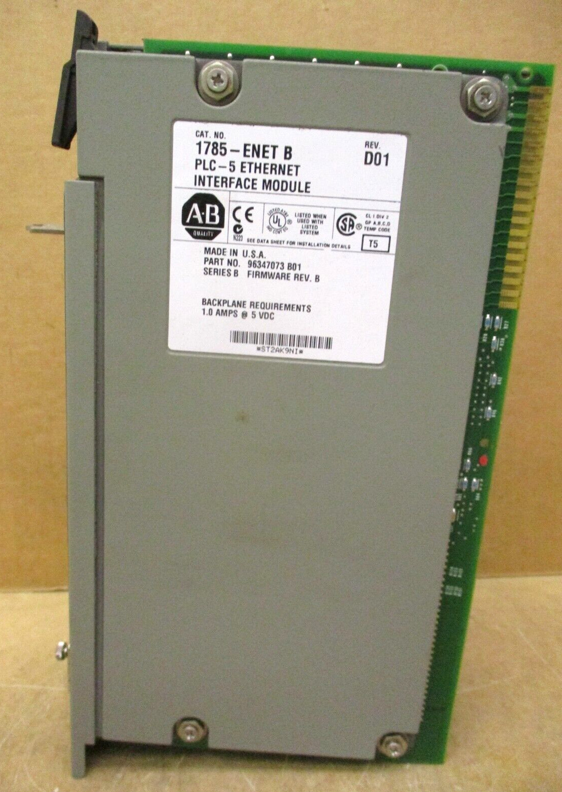 Allen-Bradley 1771-P4S 1771-A1B/B 1785-ENET B 1785-L40 B/E 48475DH