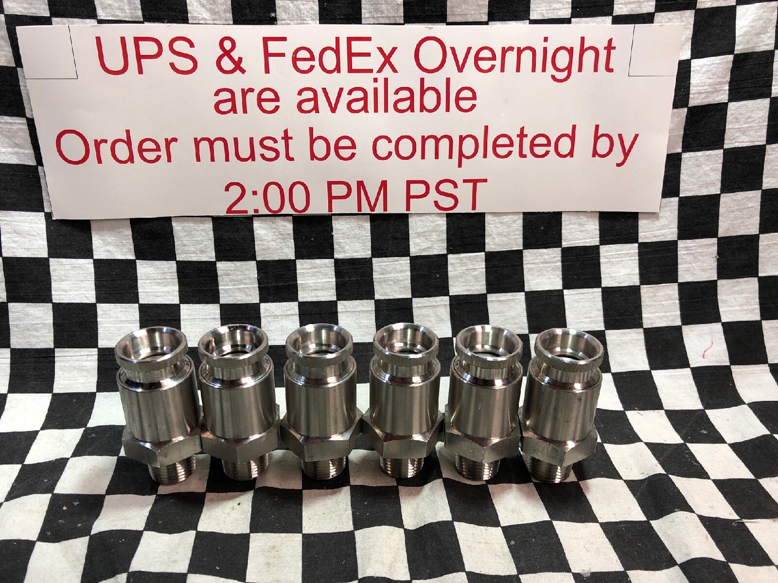 Lot Of 6 Swagelok Quick Connect Stem, SS-QTM8-D-8PM, SSQTM8-D8PM, SHIPSAMEDAY