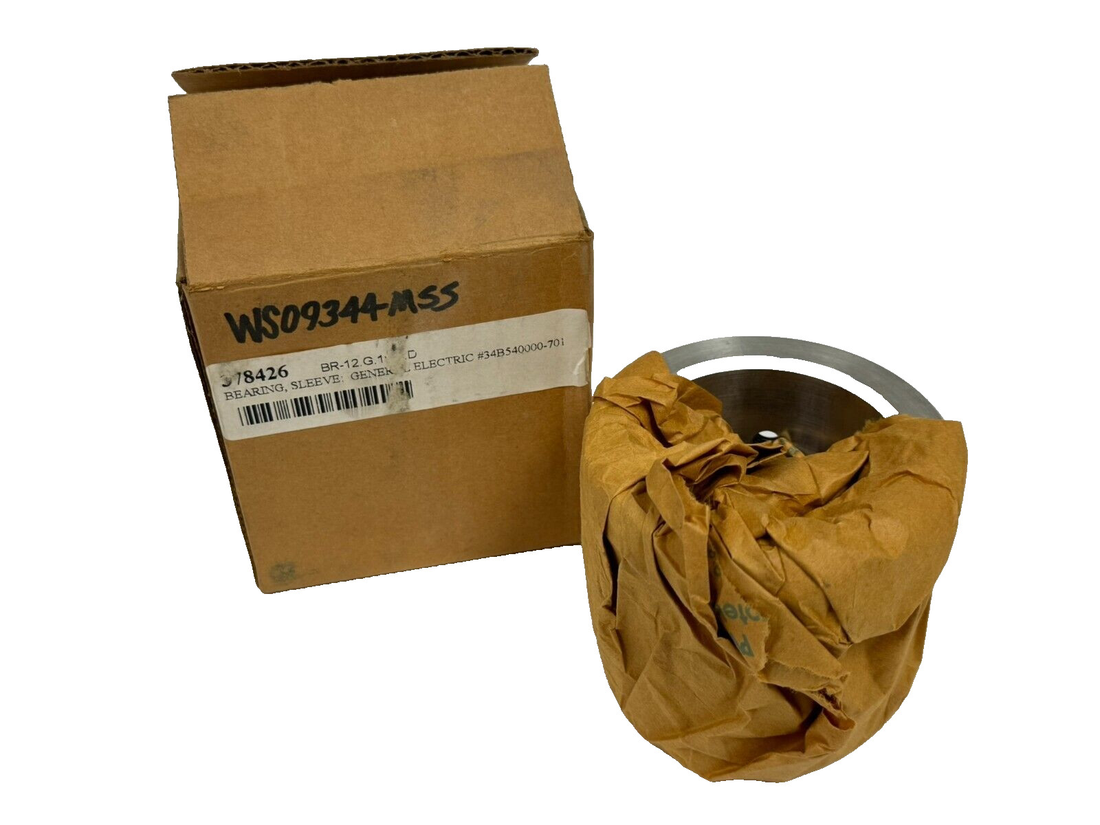 NEW WHEELER / GENERAL ELECTRIC WS09344-M SS BEARING SLEEVE 34B540000-701