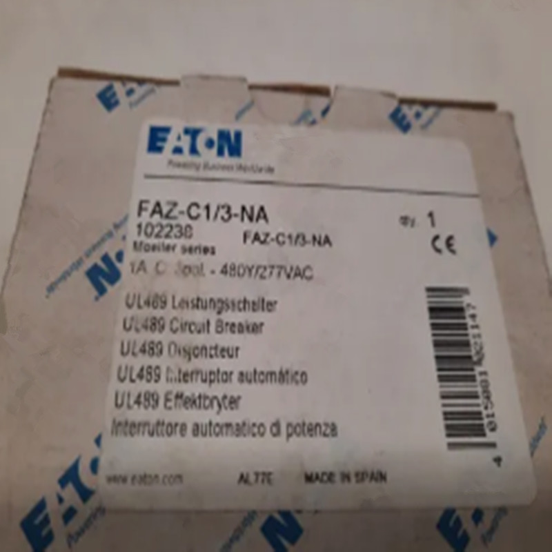 New Original EATON Miniature Circuit Breaker FAZ-C1/3-NA FedEx/DHL/UPS