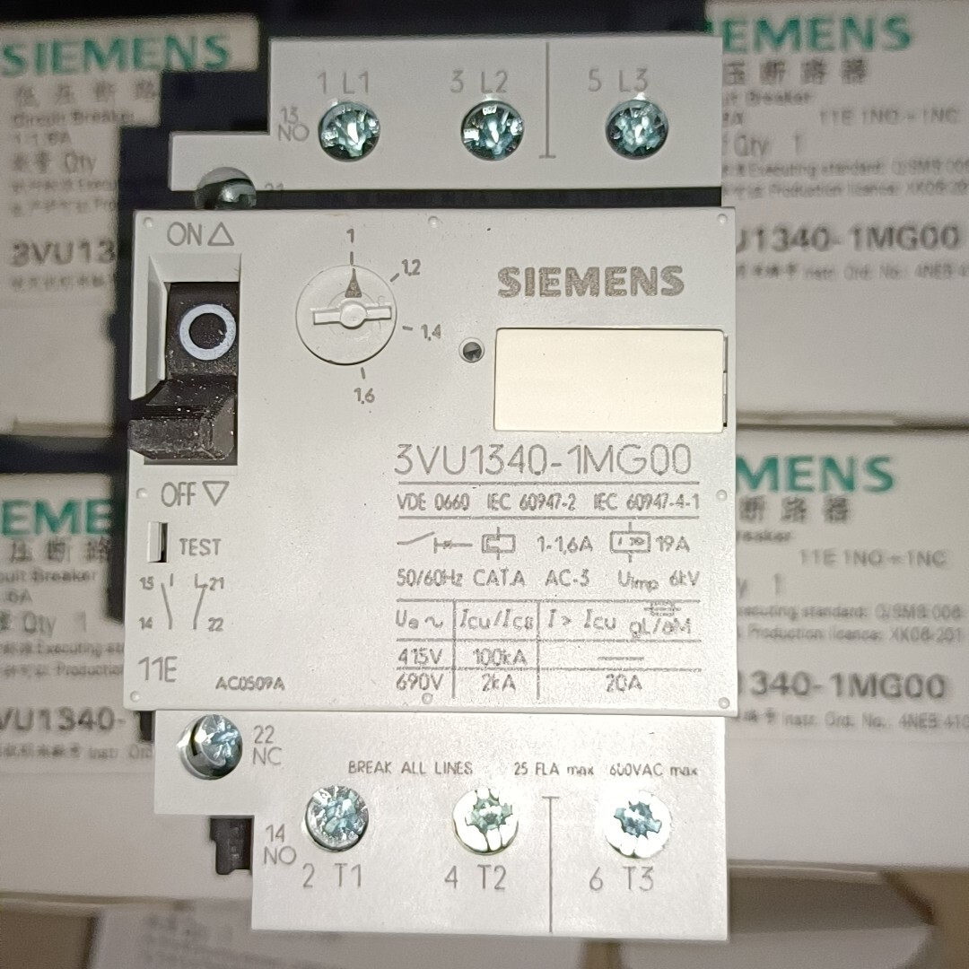 1P SIEMENS 3VU1340－1MG00 1－1.6A new Accept counteroffer