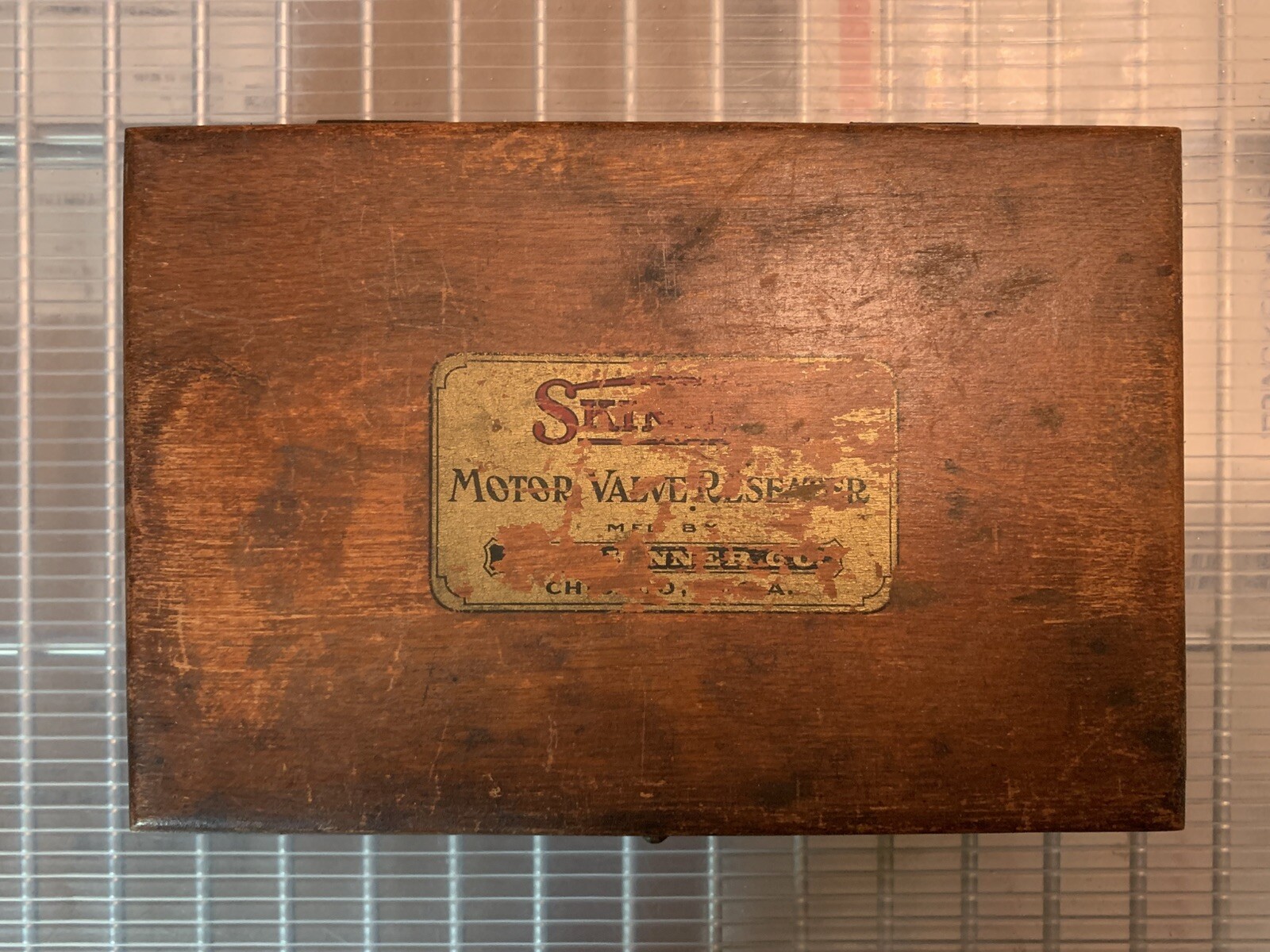 Vintage Skinner Company Wooden Tool Case – Motor Valve Resetter Tools