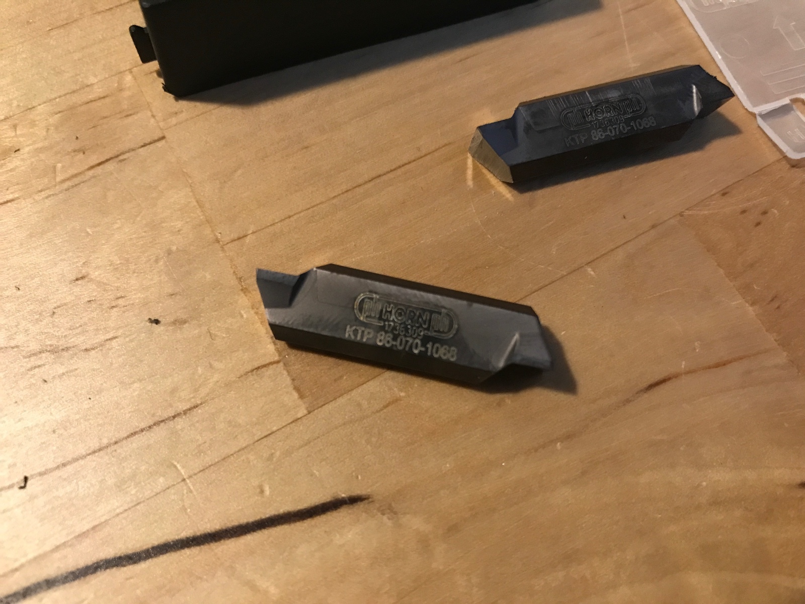 2x PH Horn PH KTP 86-070-1068 Cutting Tools New 1736309