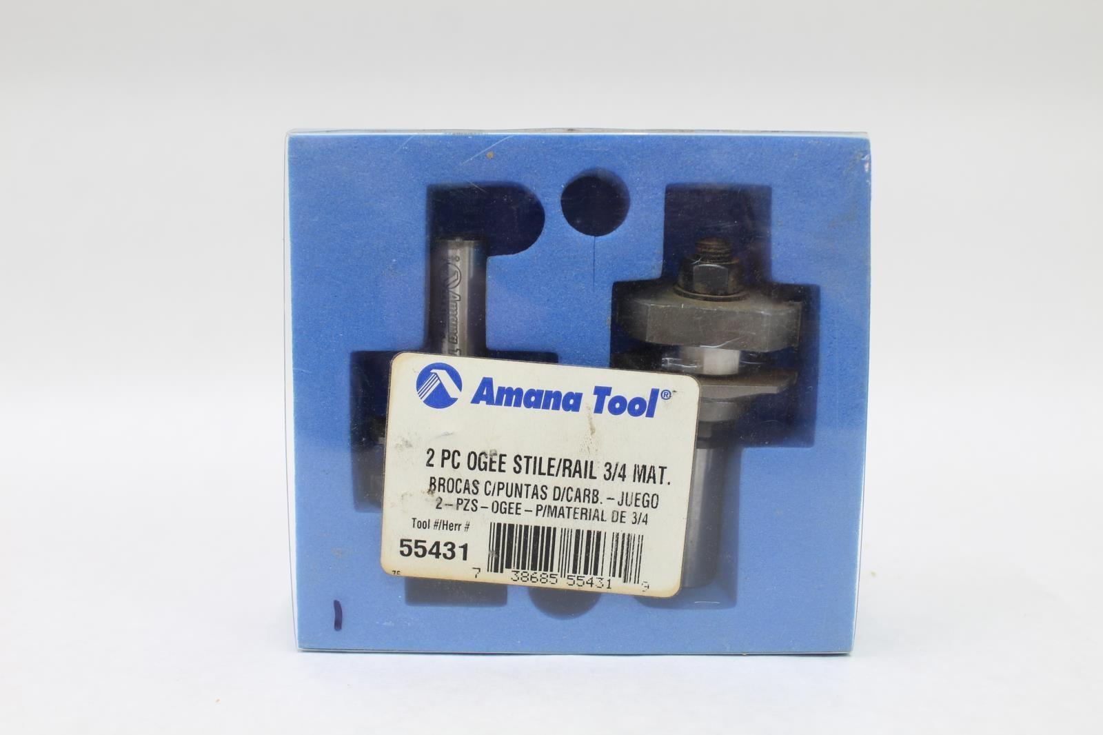 Amana Tool OGEE Stile & Rail Router Bit Set, 1 5/8″ Dia. – 55431