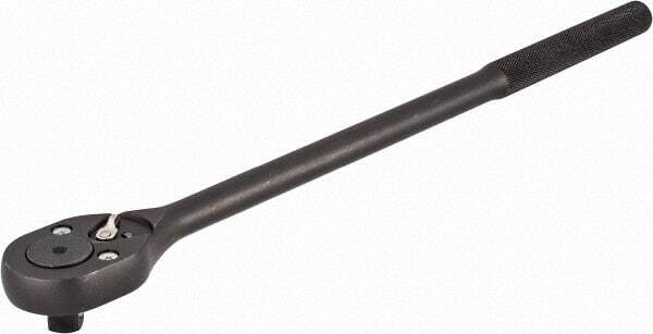 Proto J5450BL Standard Ratchet: 1/2″ Drive, Pear Head 16″ OAL, 24 Gear Teeth