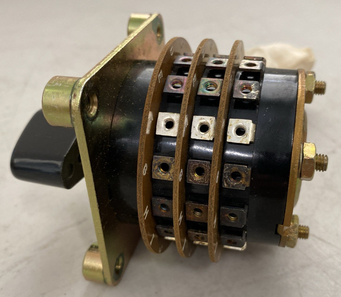 Lot 7 NOS ES Corp Rotary Electro Switch 28303A 5A 125 V.A.C. 4-66 16 Point
