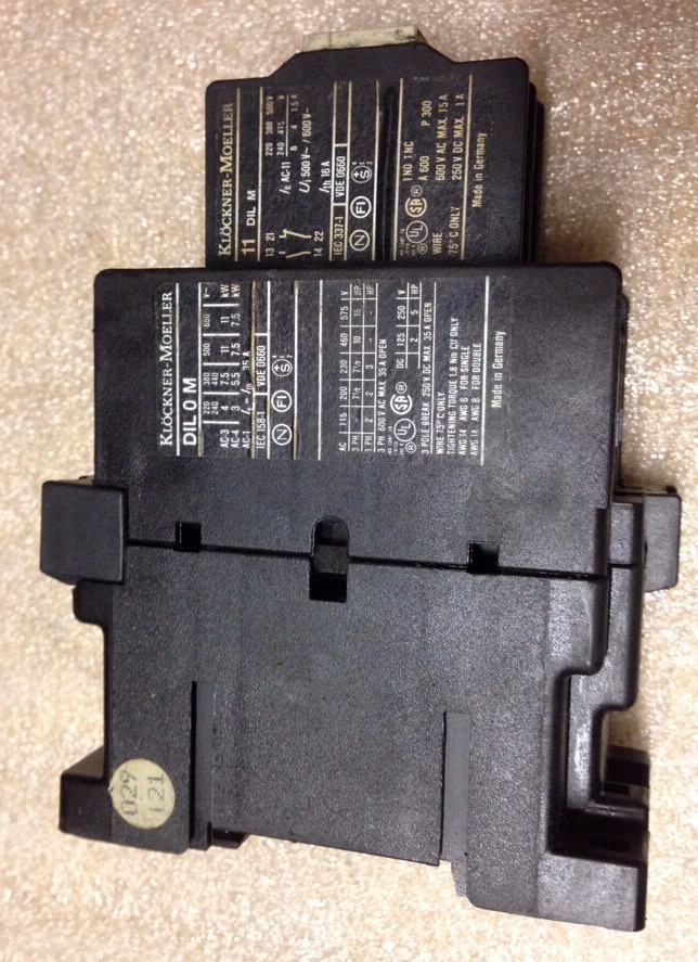 Klocker-Moeller DIL0M & DILM, 3 Sets ShipSameDay W/2-3DayShipping #1374P
