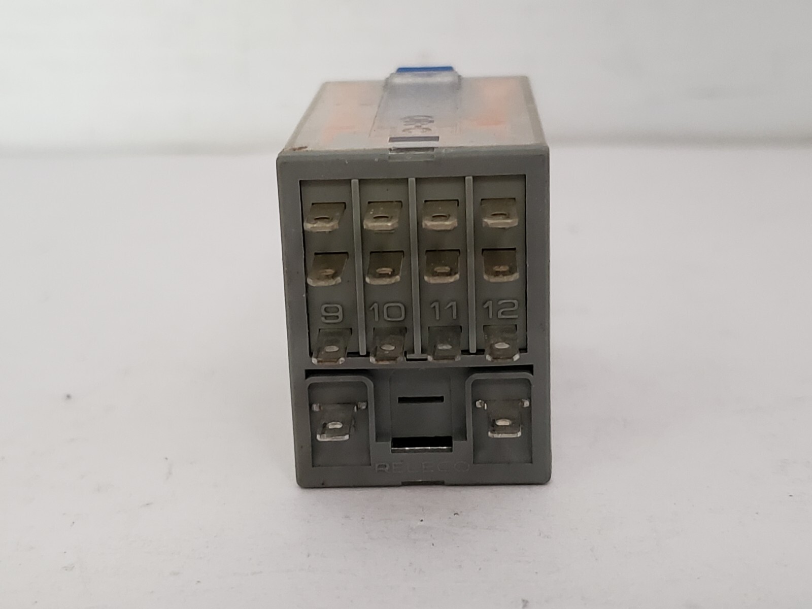 RELECO C9-A41-DX RELAY BASE 14 PIN 4 POLE 5A 250VAC 24V DC COIL SERIES QR-C