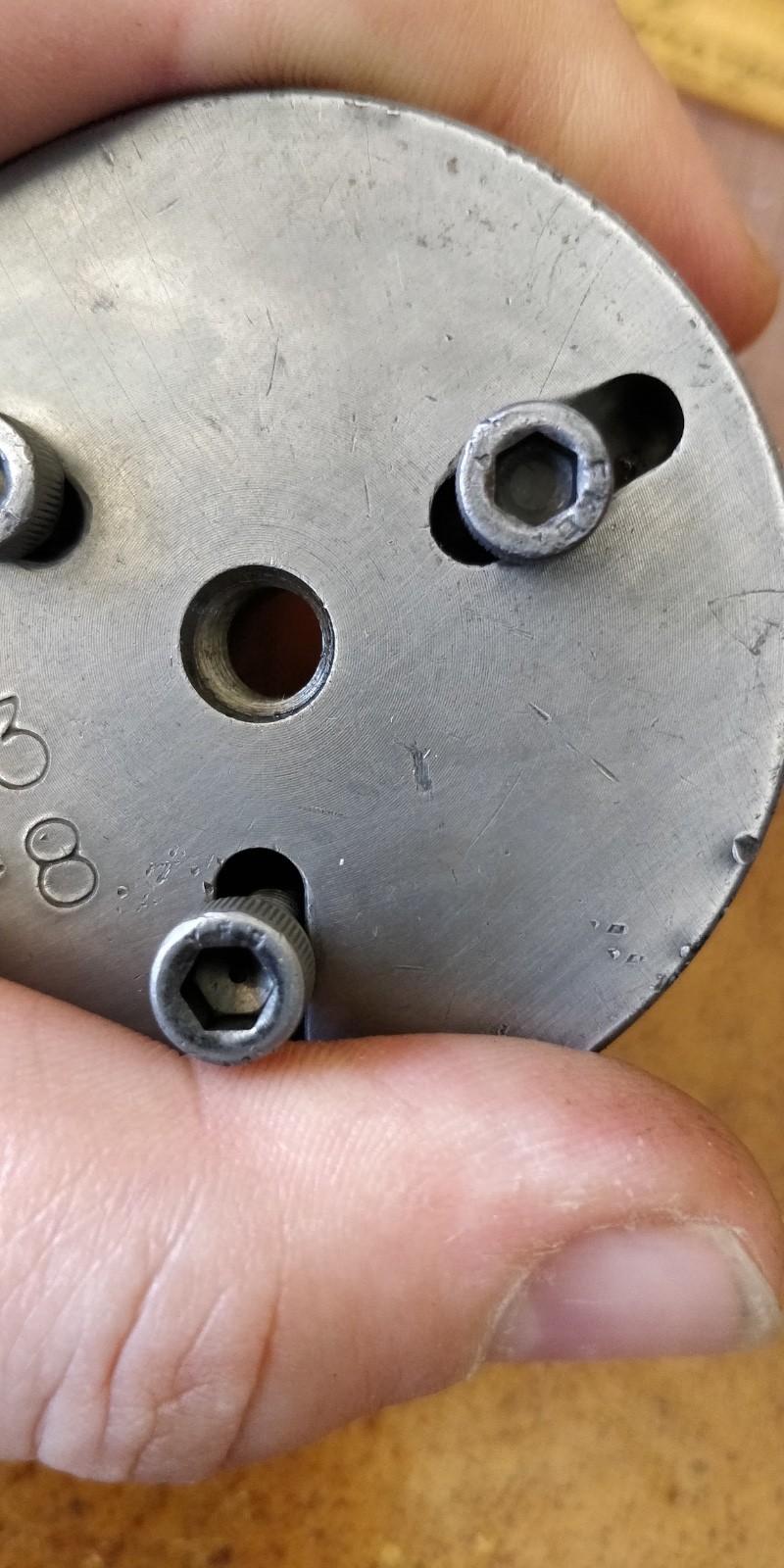 Collett / Wedge 2-3/8″ ID mount for Pneumatic Beveler or flange facer H&S Tool