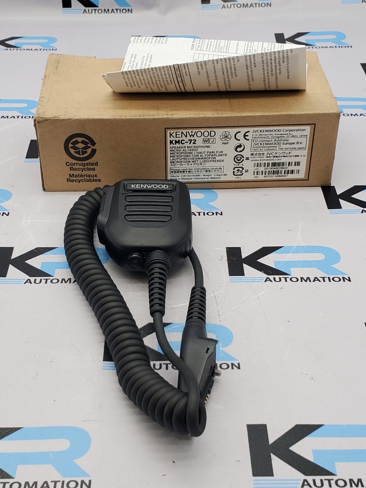 NEW KENWOOD KMC-72 Noise-Canceling Remote Speaker Microphone
