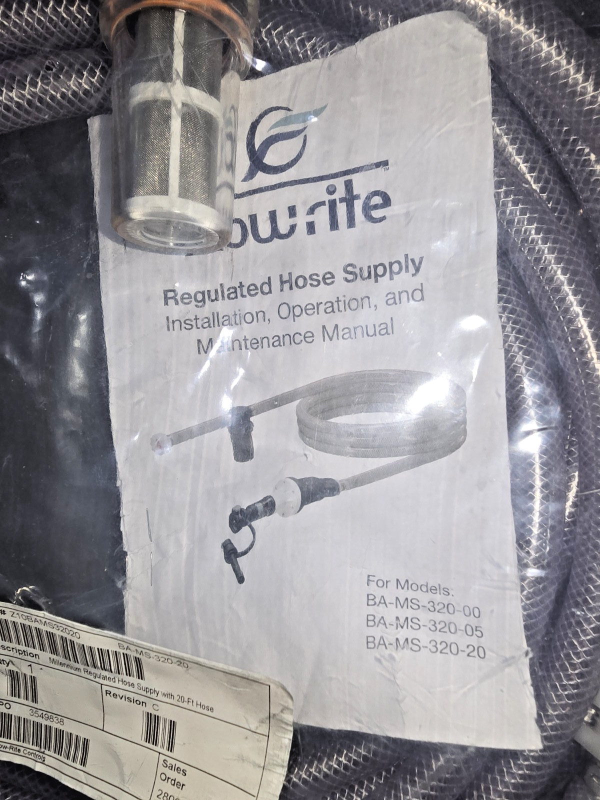 NEW E-Z-GO Flow-Rite 20ft Hose & Regulated End Assembly Pro-Fill & Hydrolink
