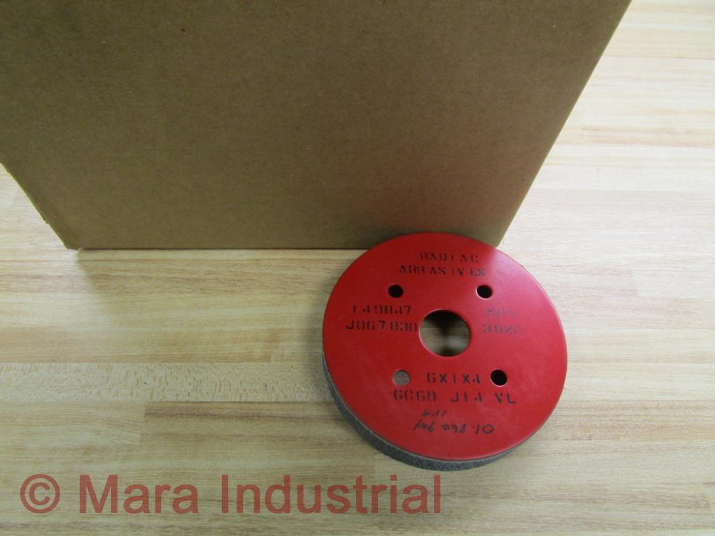 Radiac Abrasives GC60 J14 VL Plate Mounted Grinding Wheel (Pack of 8)