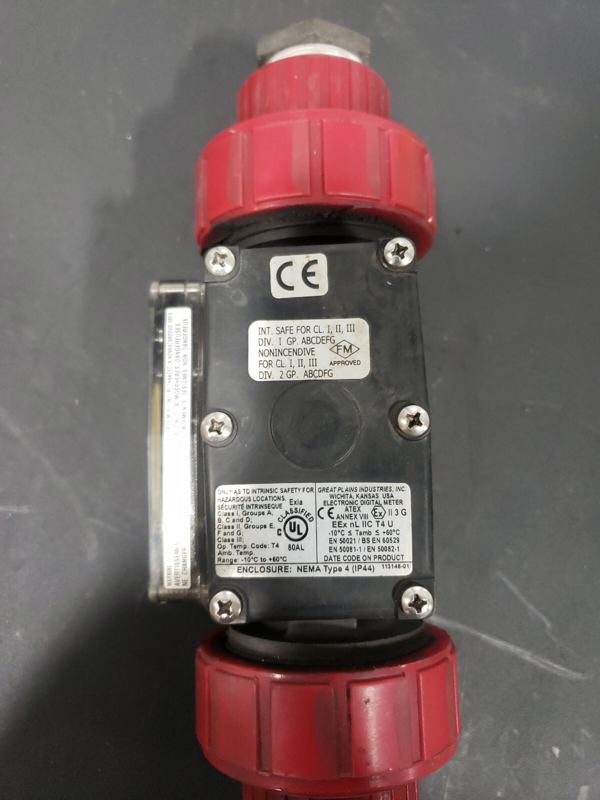 GPI G2P10N09GMA INDUSTRIAL GRADE FLOWMETER USED