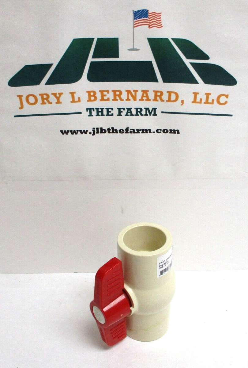PROFLO , PFCBVNJ , 1-1/2″ SOCKET CPVC BALL VALVE , LOT OF 3 , SURPLUS