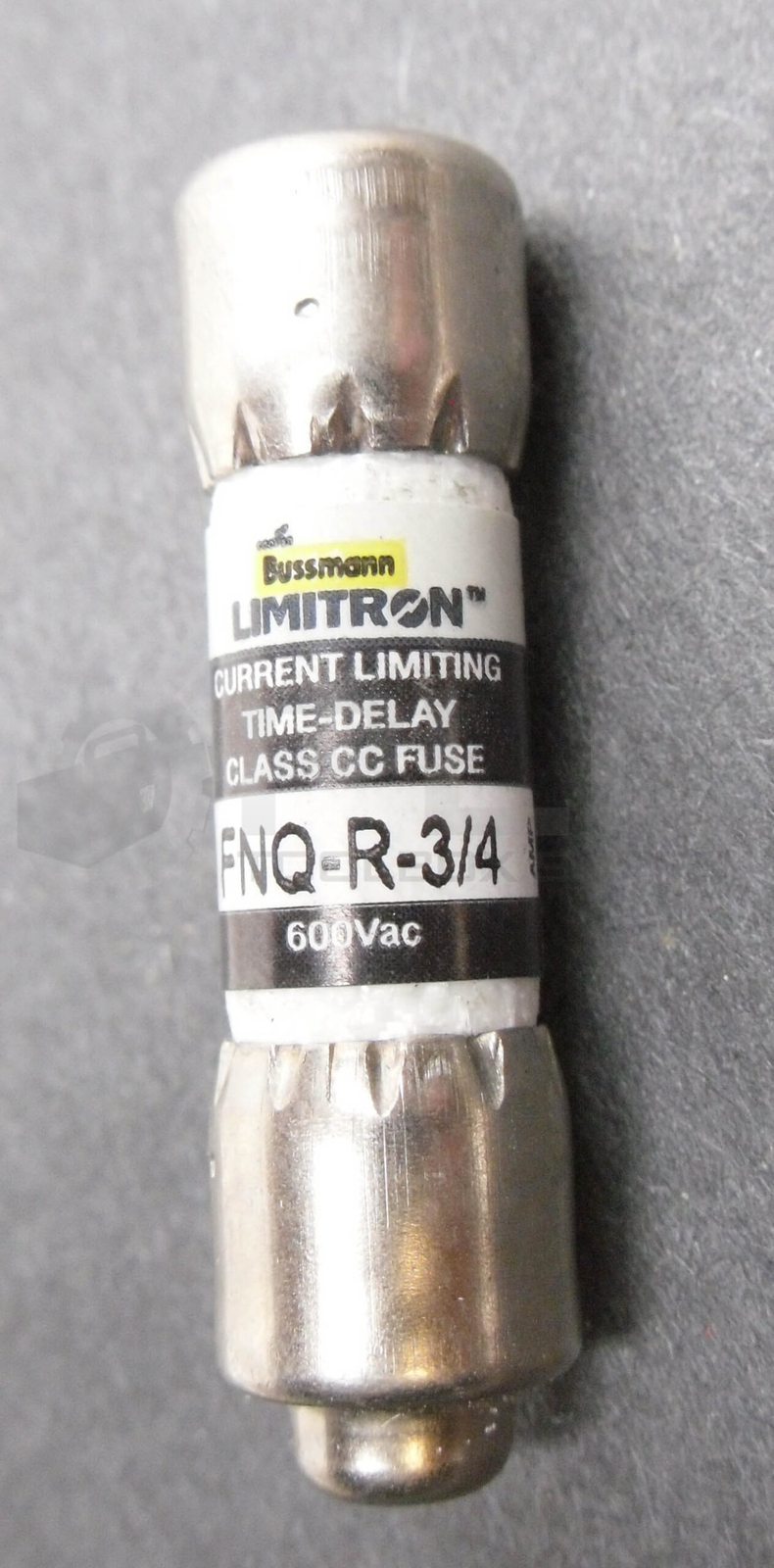 LOT OF 5 NEW BUSSMAN FNQ-R 3/4 TIME DELAY FUSE 3/4A 600VAC