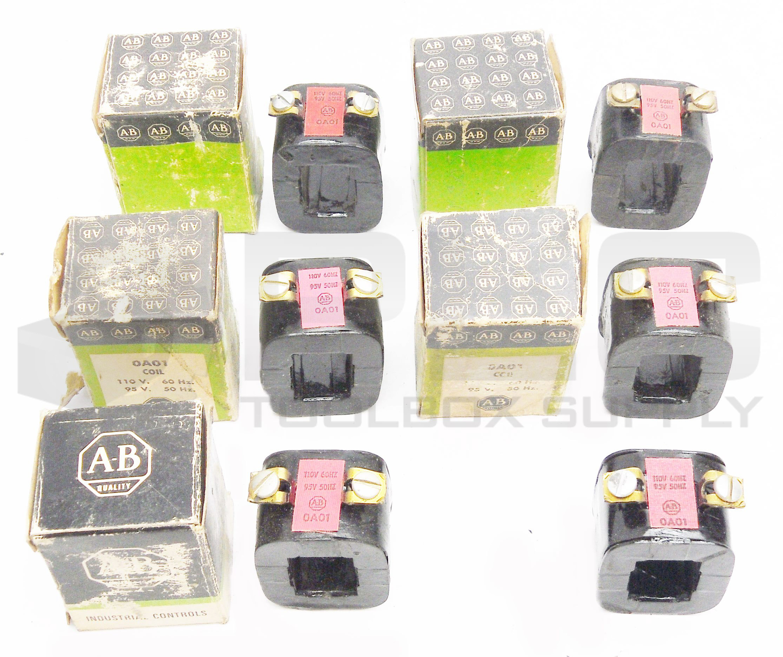 LOT OF 6 NEW ALLEN BRADLEY 0A01 COIL 110V-60HZ 95V-50HZ