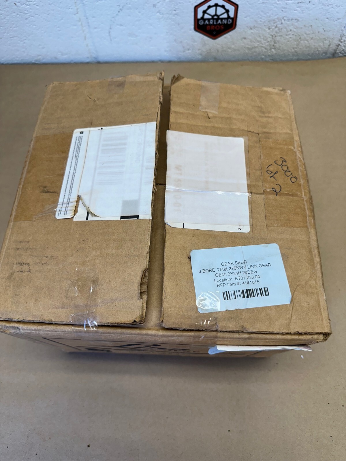 Linn Gear Co. Gear Spur 3S24H 20DEG 3 Bore .750X.375KWY