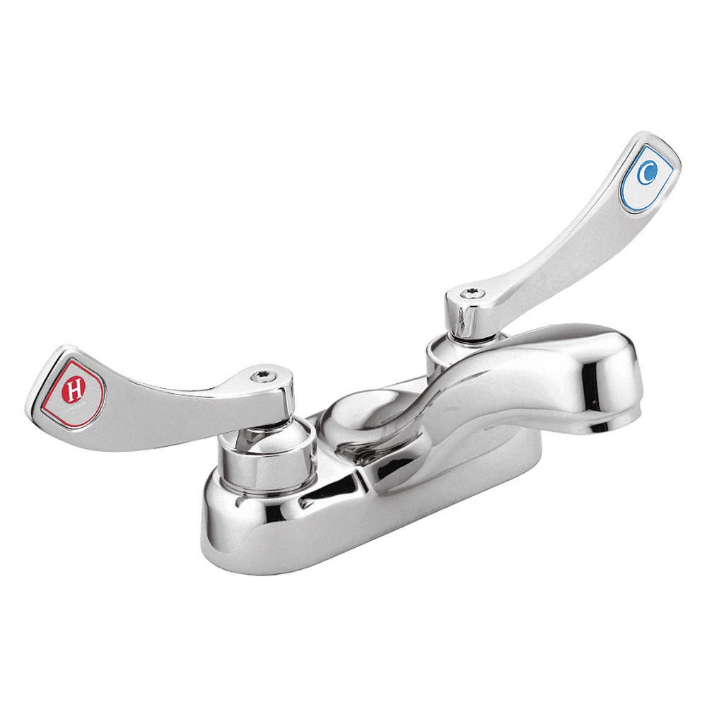 MOEN 8215F12 Low Arc,Chrome,Moen,M-Dura,Brass,1.2gpm 52JM97