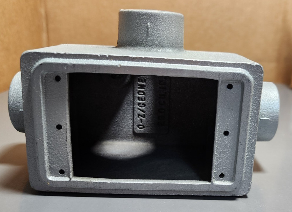 OZ Gedney OZG FSC175 3/4” Cast Device Box & OZG FDCT1100 1″ Cast Device Box