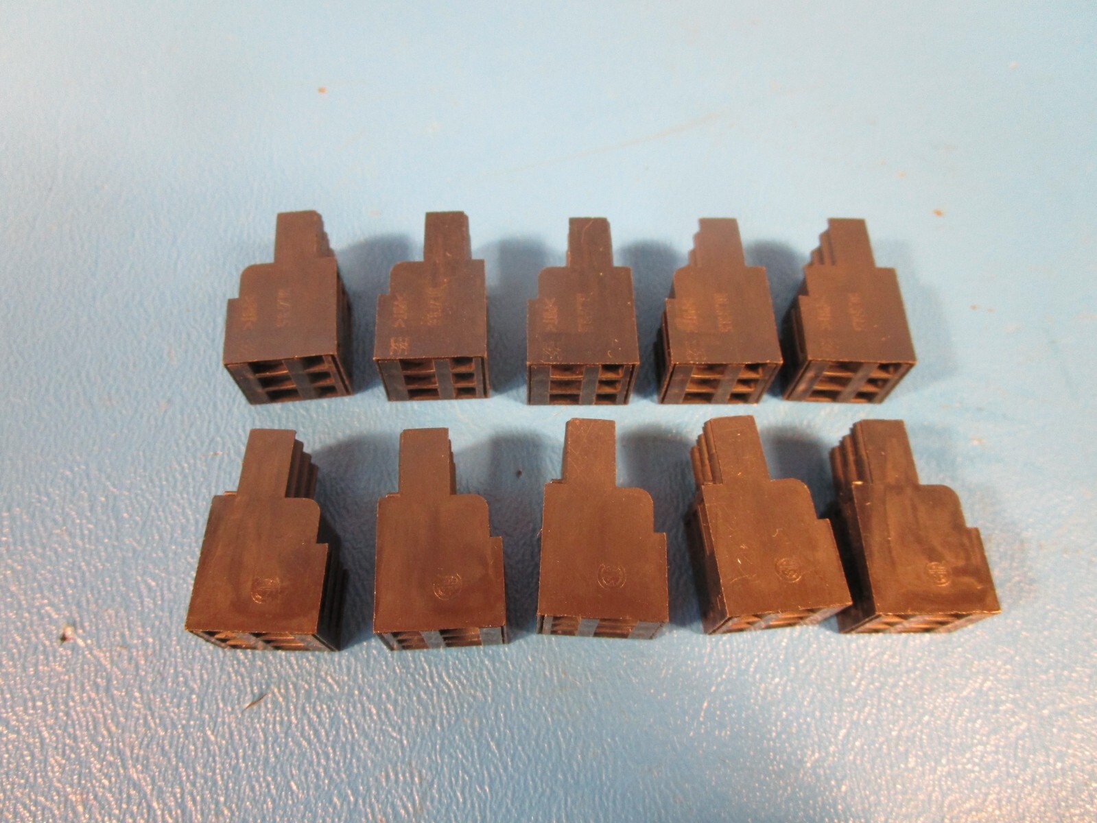 LOT OF 10 Weidmuller 1690430000, BLZF 3.50/03/180 SN, BK, PCB Female Plug-in Con