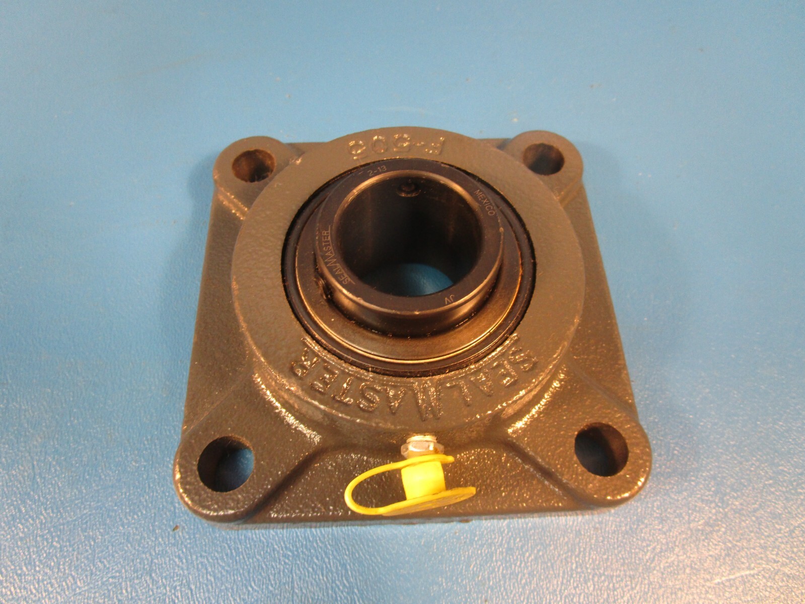 SEALMASTER SF-19, 4-Bolt Flange Mount Ball Bearing Unit, 1-3/16″ Bore, Set Screw