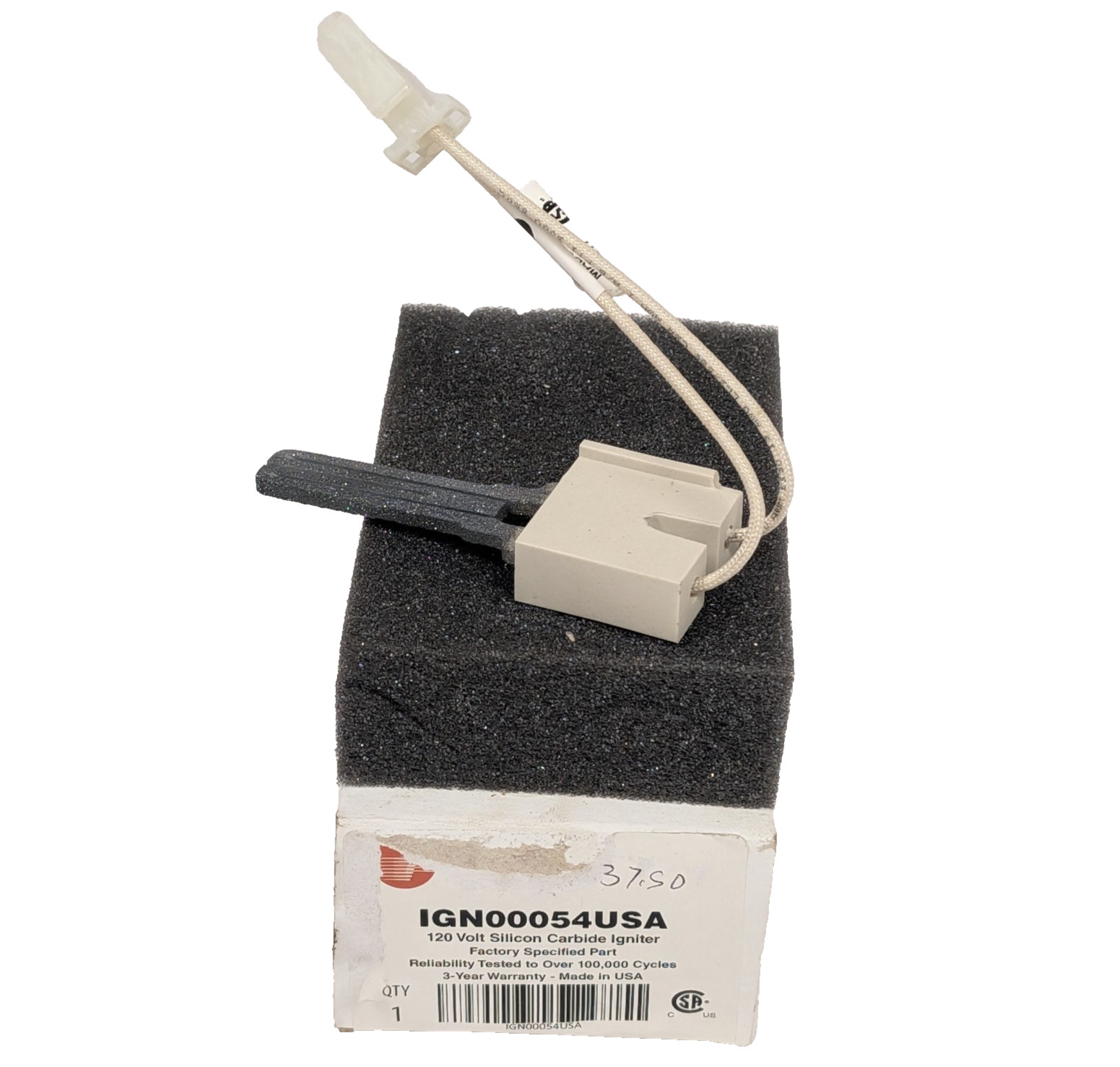 Trane IGN00054 HSI Silicon Carbide Ignitor Genuine OEM Made in USA