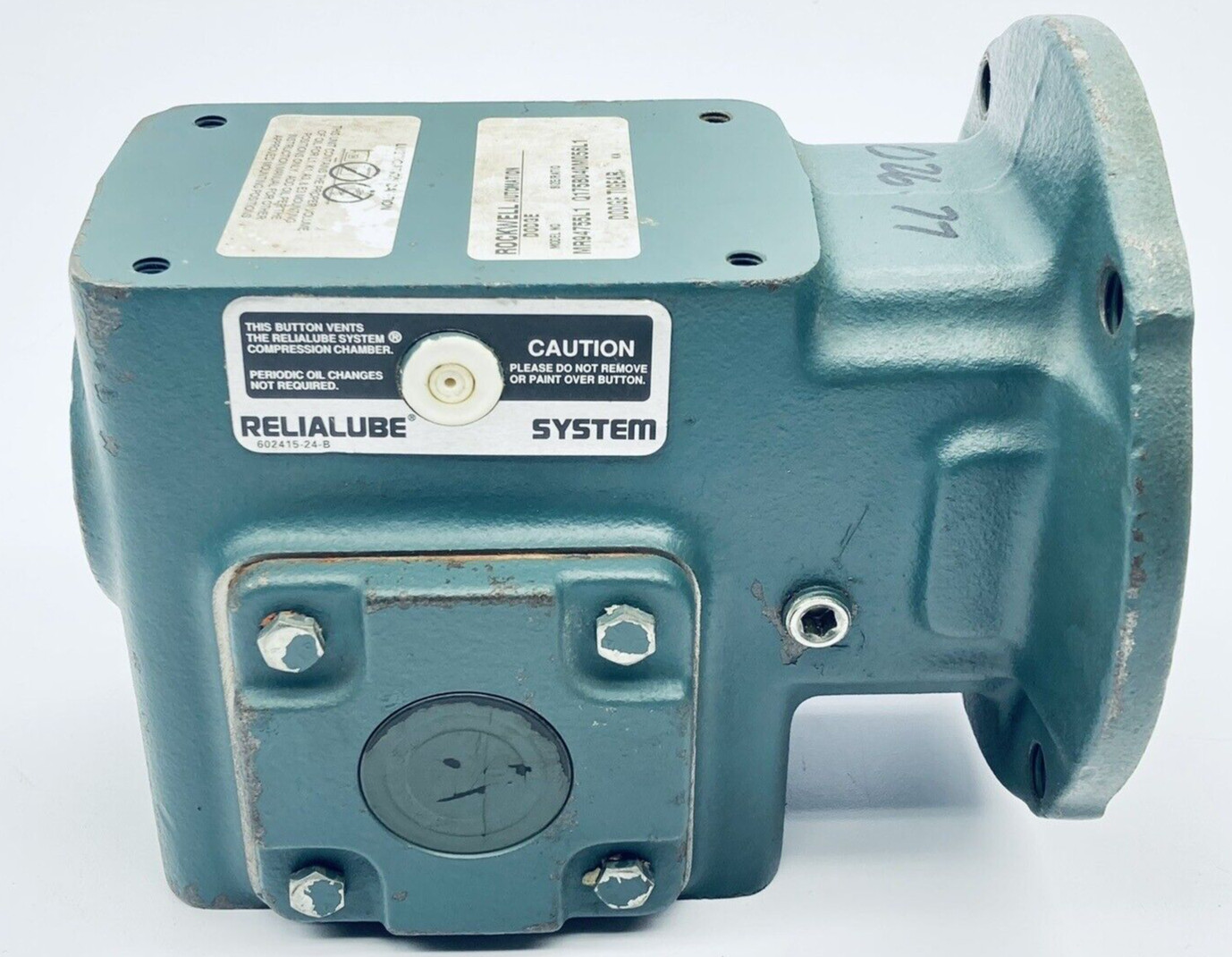 DODGE TIGEAR Q175B040M056L1 SPEED REDUCER GEARBOX .57HP 1750RPM 40:1 TORQUE-527