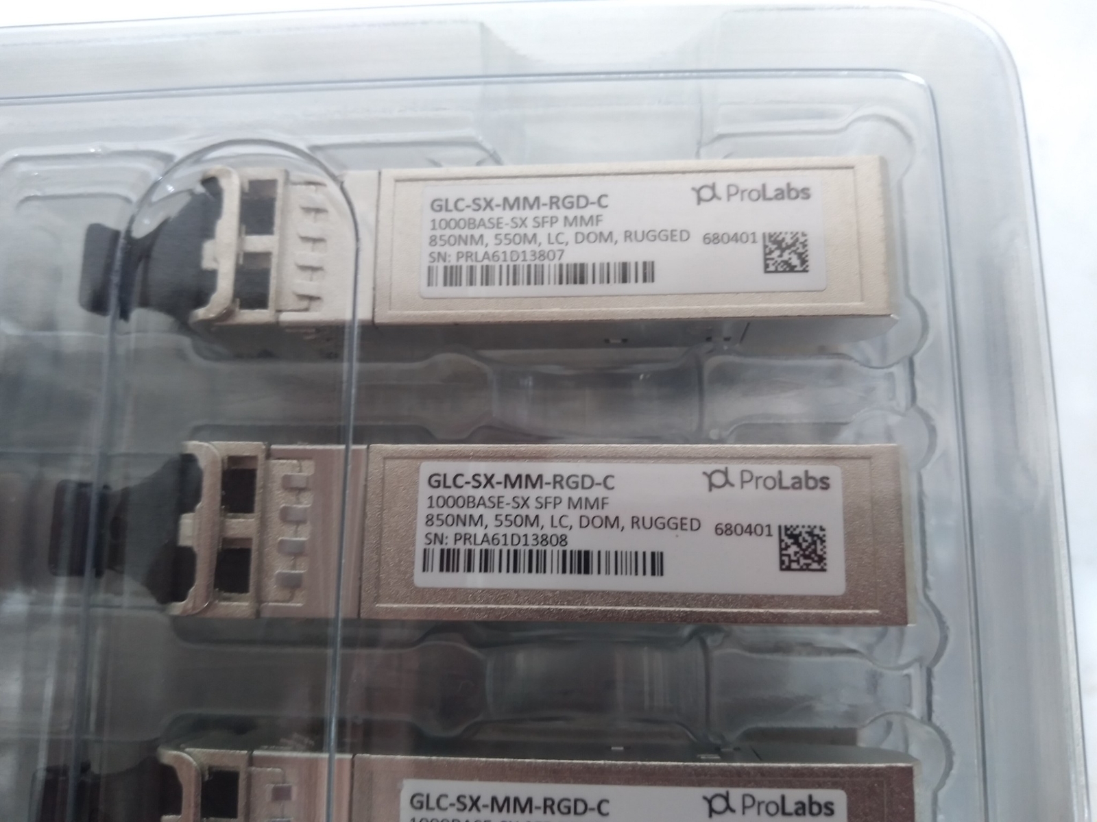 PROLABS GLC-SX-MM-RGD-C 1000BASE-SX SFP 850NM 550M DOM RUGGED