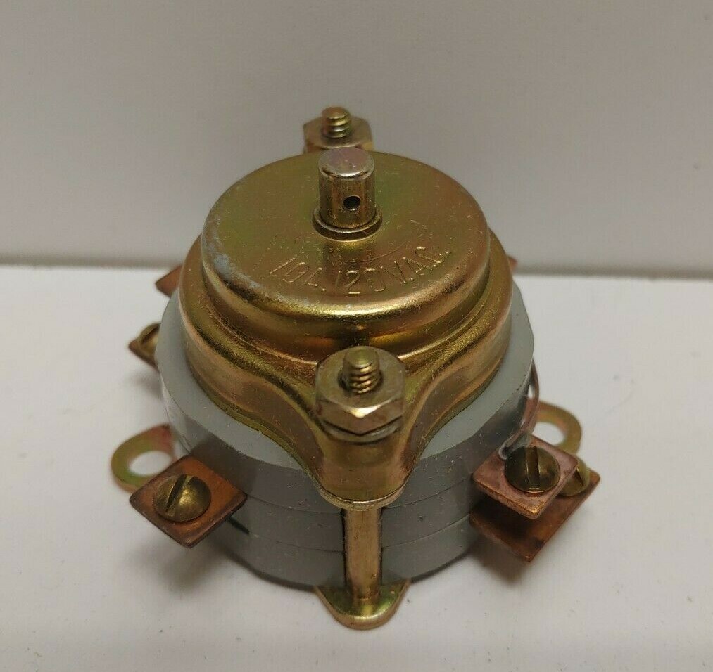 NEW OLD STOCK! ELECTRO SWITCH 10A 125V ROTARY SWITCH 111902LE