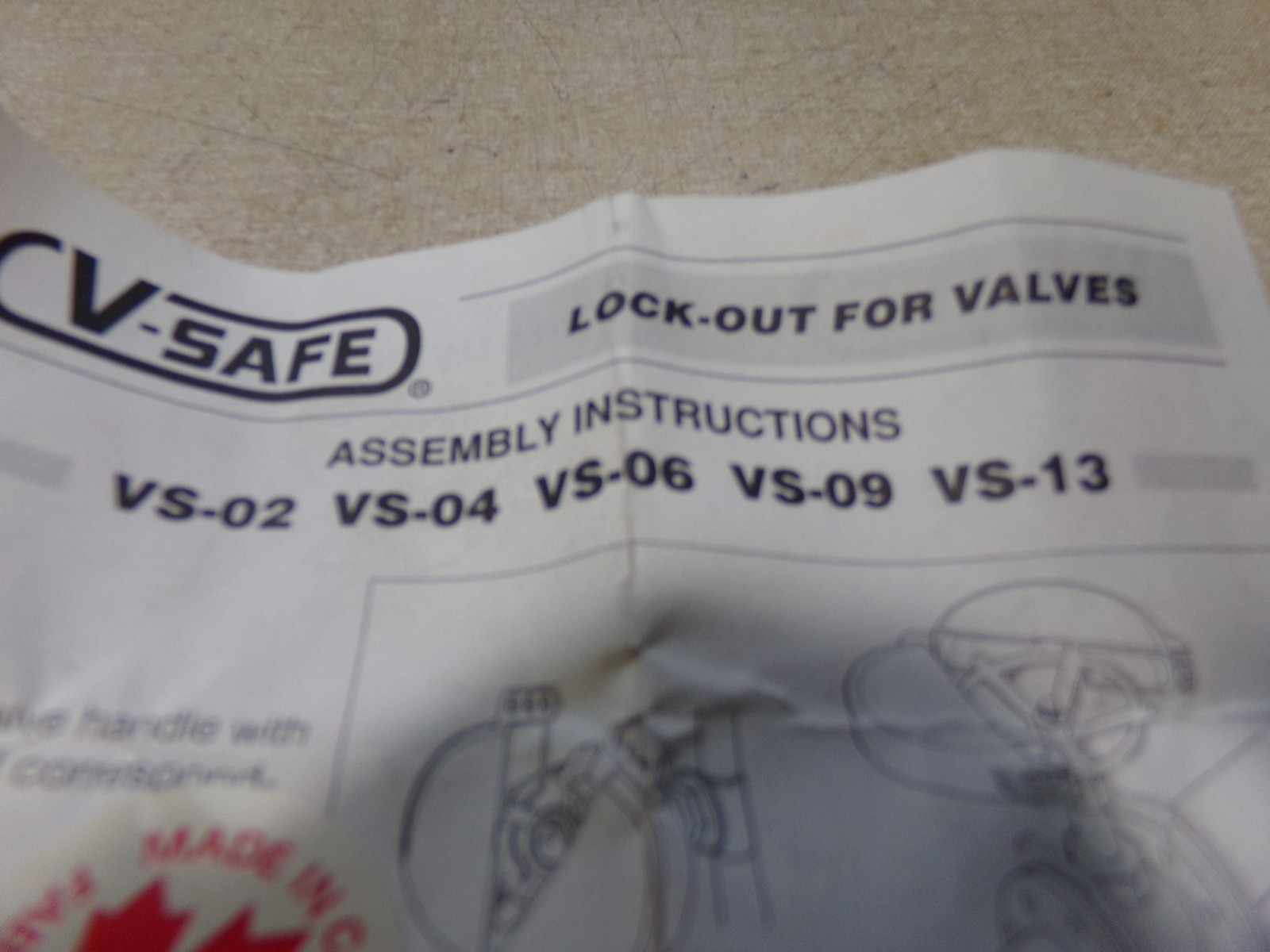NEW V-Safe Lock Out VS-02 04 06 09 13 *FREE SHIPPING*
