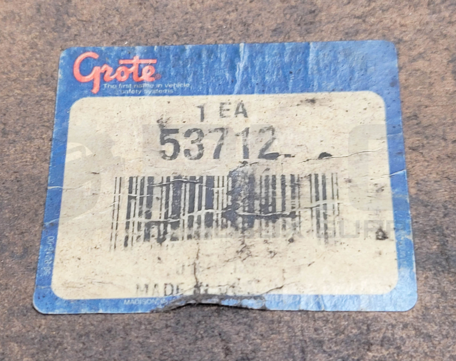 NEW GROTE 53712 TAIL LIGHT ASSEMBLY 3 STUD 5371