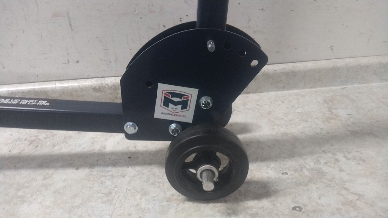 Mag-Mate MCL2000W06 400 Lb Capacity Magnetic Lid Lifter Dolly