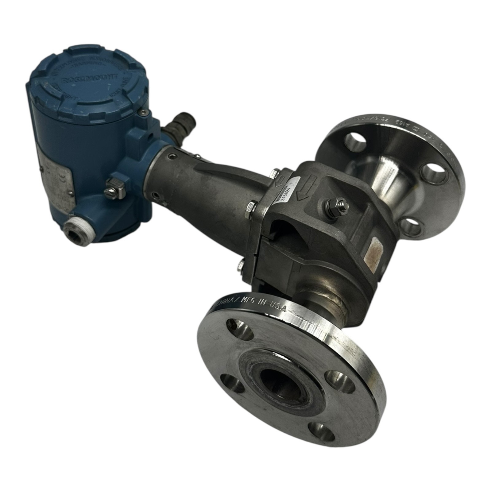 Rosemount 8800DF010SA1N1D1E1Q8PDYG Vortex Flow Meter Flange
