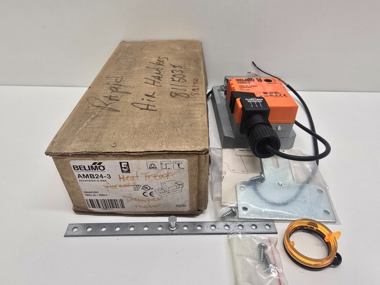 NEW IN BOX! BELIMO 24VAC/DC DAMPER VALVE ACTUATOR AMB24-3