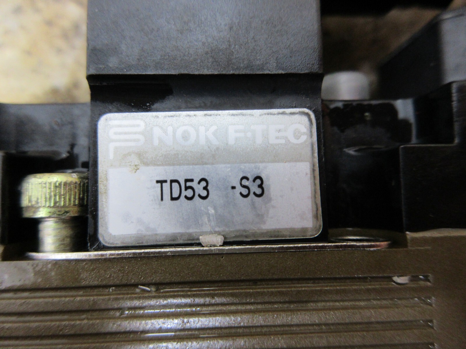NOK F.TEC TD53-S3 SOLENOID VALVE DC24 V KIWA EXCEL 510 COLT CNC EACH 1