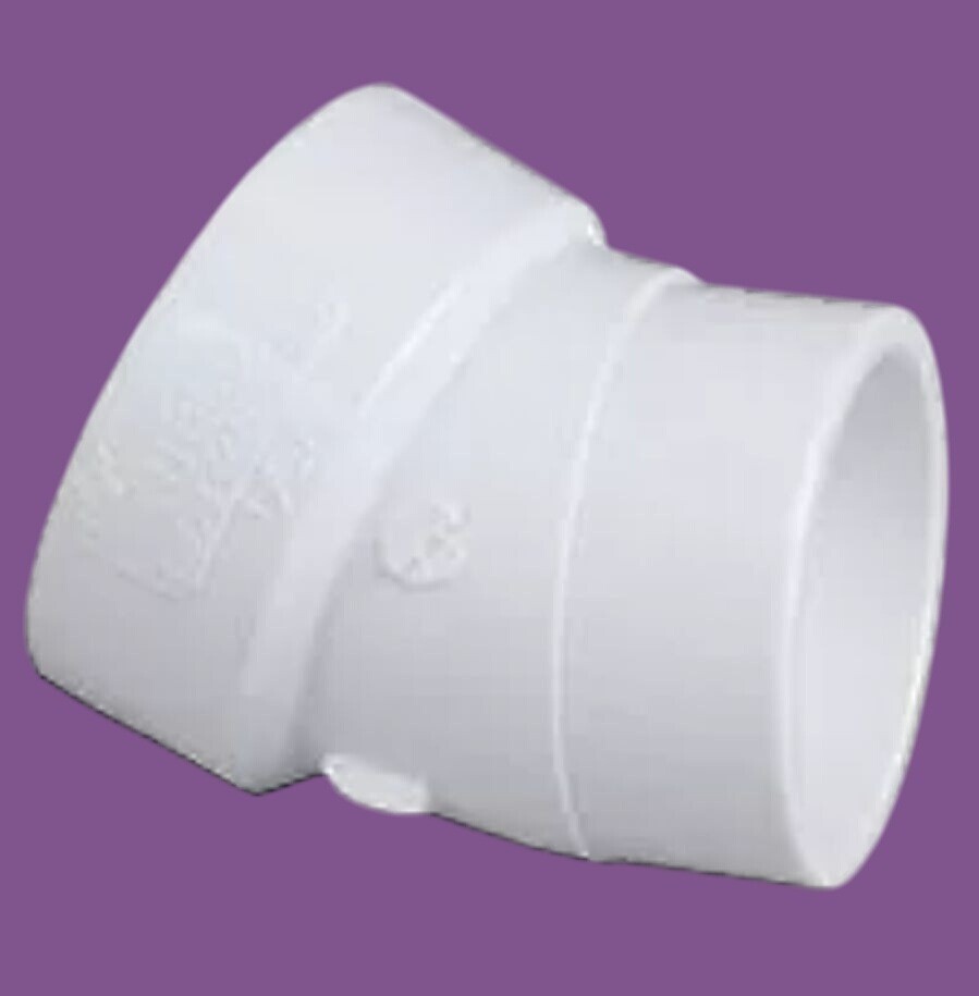 Nibco K079550 48082 1-1/2 PVC 22 1/2 FTG Elbow SPGXH