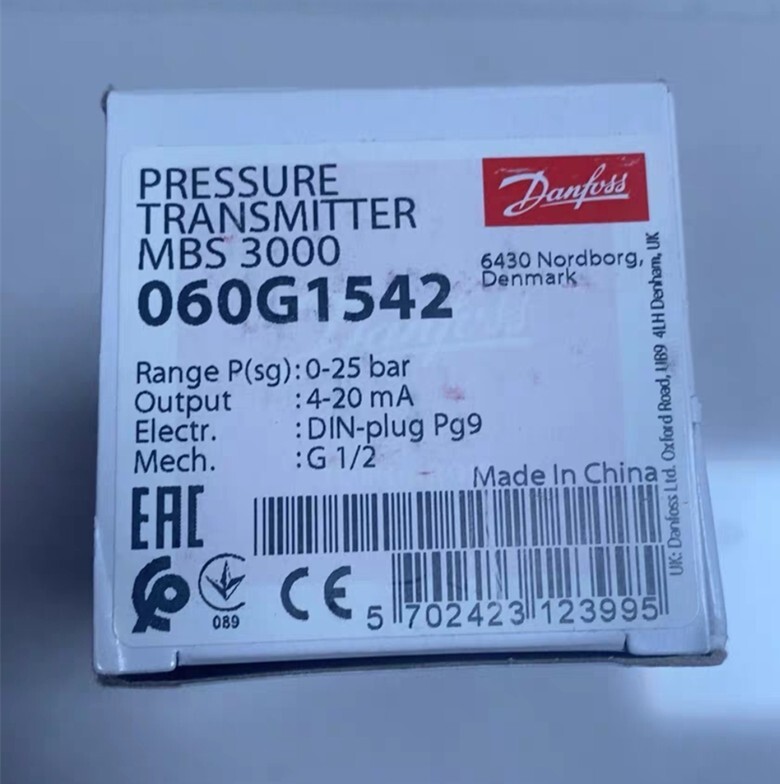 1PCS Danfoss MBS3000 060G1542 pressure sensor